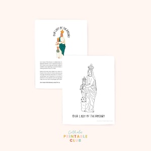 Our Lady of the Rosary Activity Bundle (CLASSROOM USE)