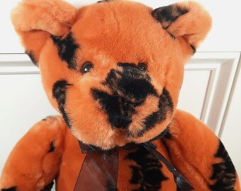 Sugar Loaf Bear plush orange bats Halloween Trick or Treat teddy stuffed animal