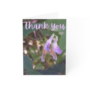 Florale Dankeskarten (1, 10, 30 und 50 Stück)