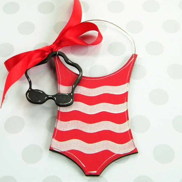 Painted Swimsuit Etsy