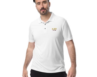 Golf Polo Shirt, El Jefe No Cap White Polo, Mens Polo Shirt, Short Sleeve Sports Shirt, Cool Mens Fashion, Summer Style Shirt