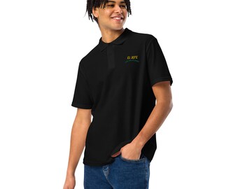 Golf Shirt, El Jefe No Cap Black Polo, Short Sleeve Polo Shirt, Soft Sports Shirt, Cool Mens Fashion, Cotton Polo Shirt, Printed Shirt