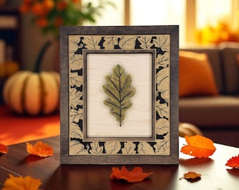 Oak Leaf Frame - The Gathered Harvest Series