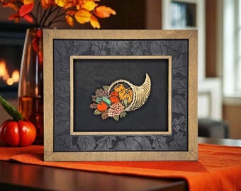 Cornucopia Frame - The Gathered Harvest Series