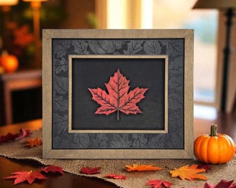 Maple Leaf Frame - The Gathered Harvest Series