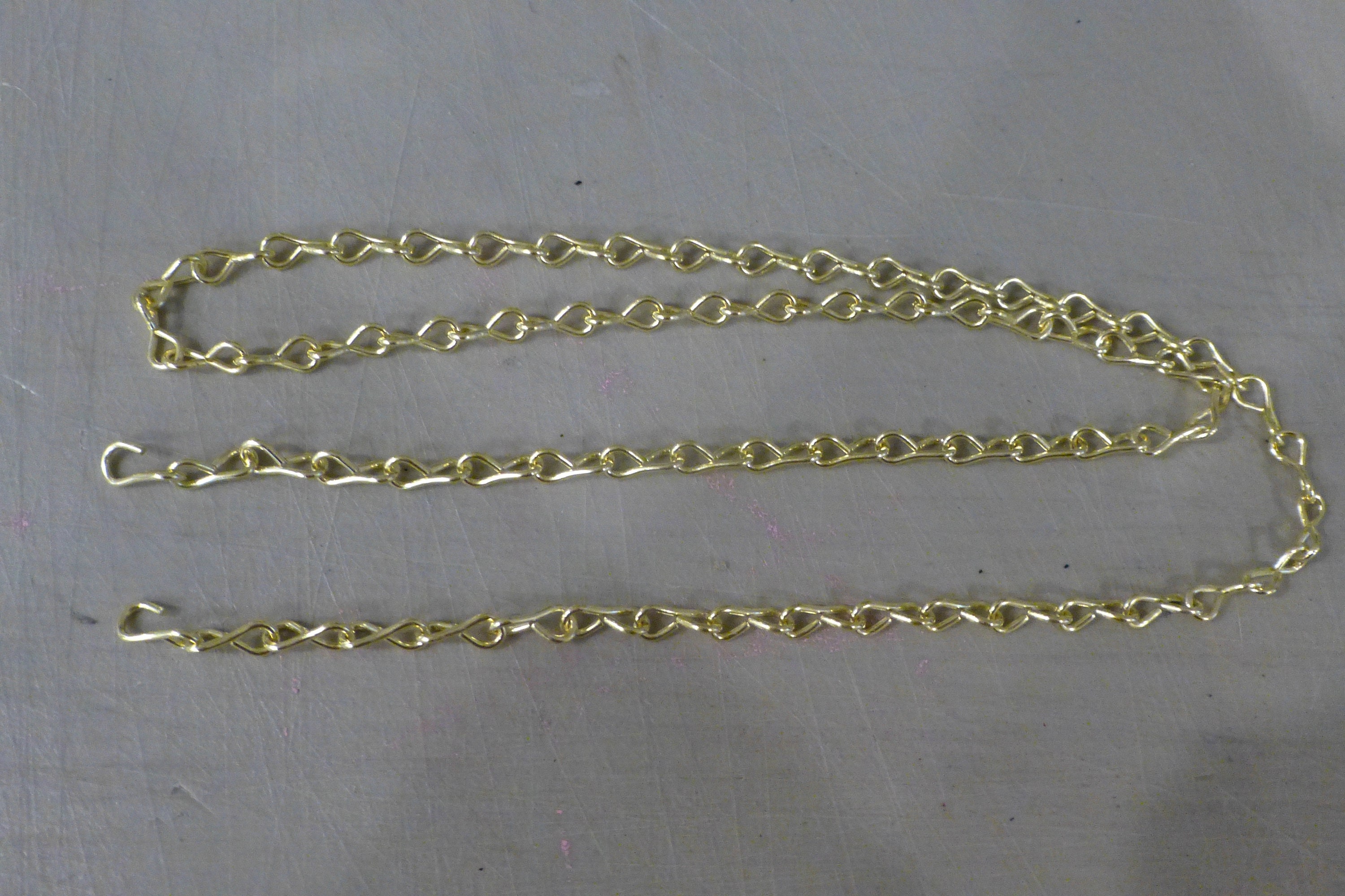 3 Feet of BRASS 16 Jack Chain for Hanging Stained Glass Etsy UK