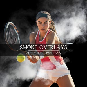 Smoke Overlays, Photoshop Smoke Overlays, Digital Smoke Effect & Fog Photography Overlay, Smoke Background, Sports Overlays, Sports Poster