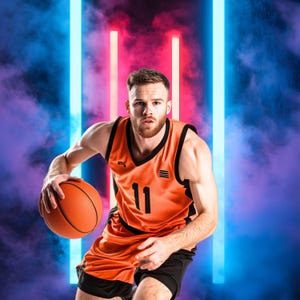 80 Sports Neon Light Backdrops, Stadium Neon Backdrop, Field Light ...