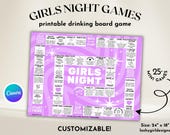 Girls Night Drinking Board Game Printable Girls Night Games Night DIY Girls Night Drinking Board Game for Adults Birthday Board Games