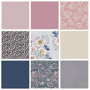 First Light Curated Bundle | Spring Colors | Earthen Nightfall | Soft Colors | 9 Fabrics | Various Art Gallery Fabrics and Designers