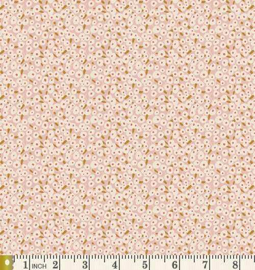 Forty Winks Curated Quilt Bundle Neutral Colors Tan Peach Pink Floral  Fabrics Various Art Gallery Fabrics Designers and Collections 