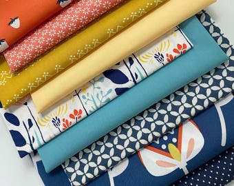 A Slice of Summer Curated Fabric Bundle | Various Art Gallery Prints | Beach Blanket | Strawberries | Fat Quarter Bundle | Half Yard Bundle