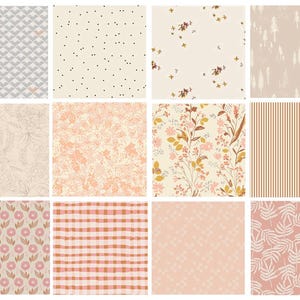 Delicate Balance Curated Bundle | Delicate Colors and Patterns | Pink Yellow Gray | Bonnie Christine Amy Sinibaldi | Art Gallery Fabrics