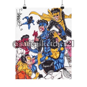 invinciblewar art print 11”x14’’