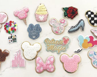 Disney Iron on Patch, Disney Chenille Patches