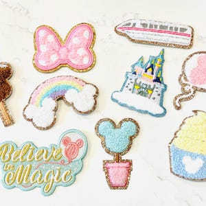 Disney Iron on Patch, Disney Chenille Patches