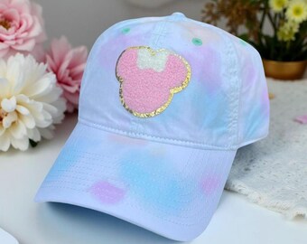 Disney Hat/ Mickey Mouse Tie Dye Hat/ Disney Mickey Rainbow  display picture 1
