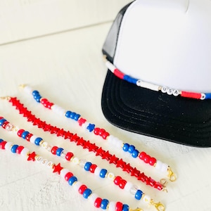Usa Trucker Hat Chain - Etsy display picture 1