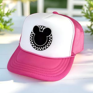 Retro Mickey Mouse Patch Trucker Hat - All Sizes