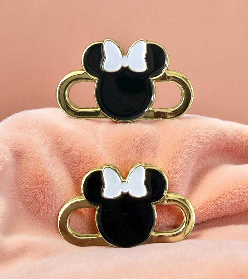 Minnie Shoelace Charms, Disney Lace Locks - Etsy