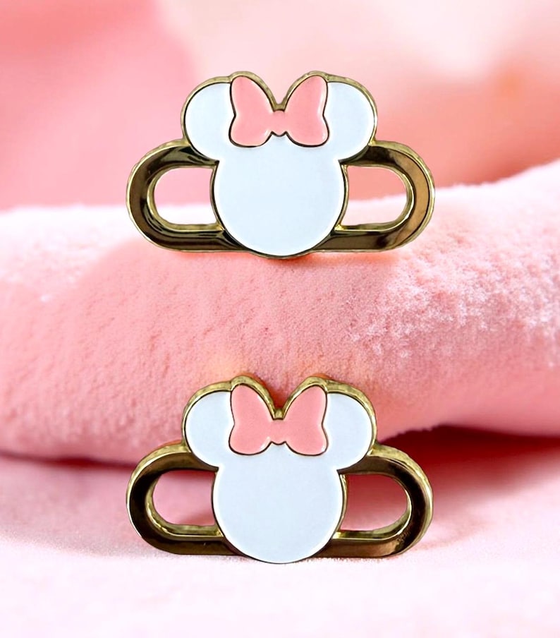 Minnie Shoelace Charms, Disney Lace Locks - Etsy