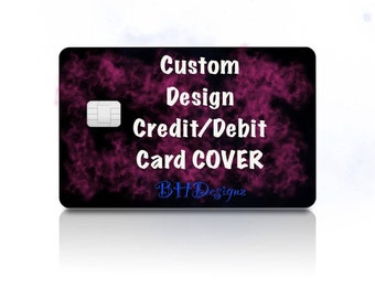 Credit Card Skin Decal Debit Card Cover Sticker - Cool Personalize Fun Gift - Protect your Card! Waterproof Fade Proof - EBT Metro Card Chip