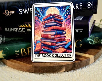 Tarot Karte Lesezeichen Der Büchersammler Witchy Booktok Geschenk für Leser Mystisches Gothic Lesezeichen für Spirituelle und Tarot Liebhaber