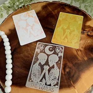 Skeletliefhebbers tarotkaart bladwijzer boekenlegger cadeau voor haar tbr-lijst bladwijzers voor boekenlezer boekenclub cadeaus voor gotisch decor voor lezers