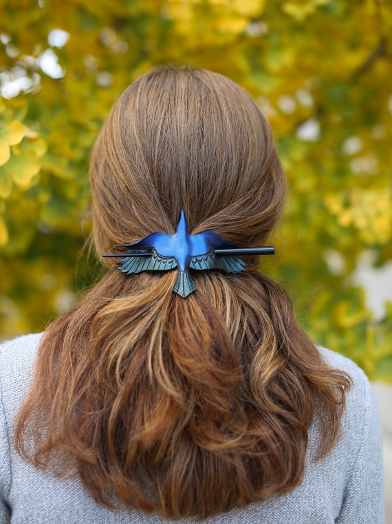 Leather barrette deals