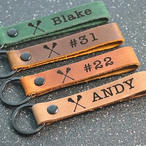 Lacrosse Keychain,  Lacrosse Team Gifts,  Lacrosse Senior Night Gifts, Personalized Lacrosse Gifts, End of Season, Lacrosse Banquet