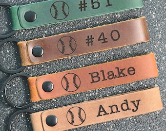 Baseball Key Chain | Baseball bag Tag | Custom for Baseball Game | Gift for Baseball Team | Gift for Athlete | Backpack Keychain