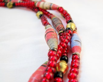 Red Warrior Necklace