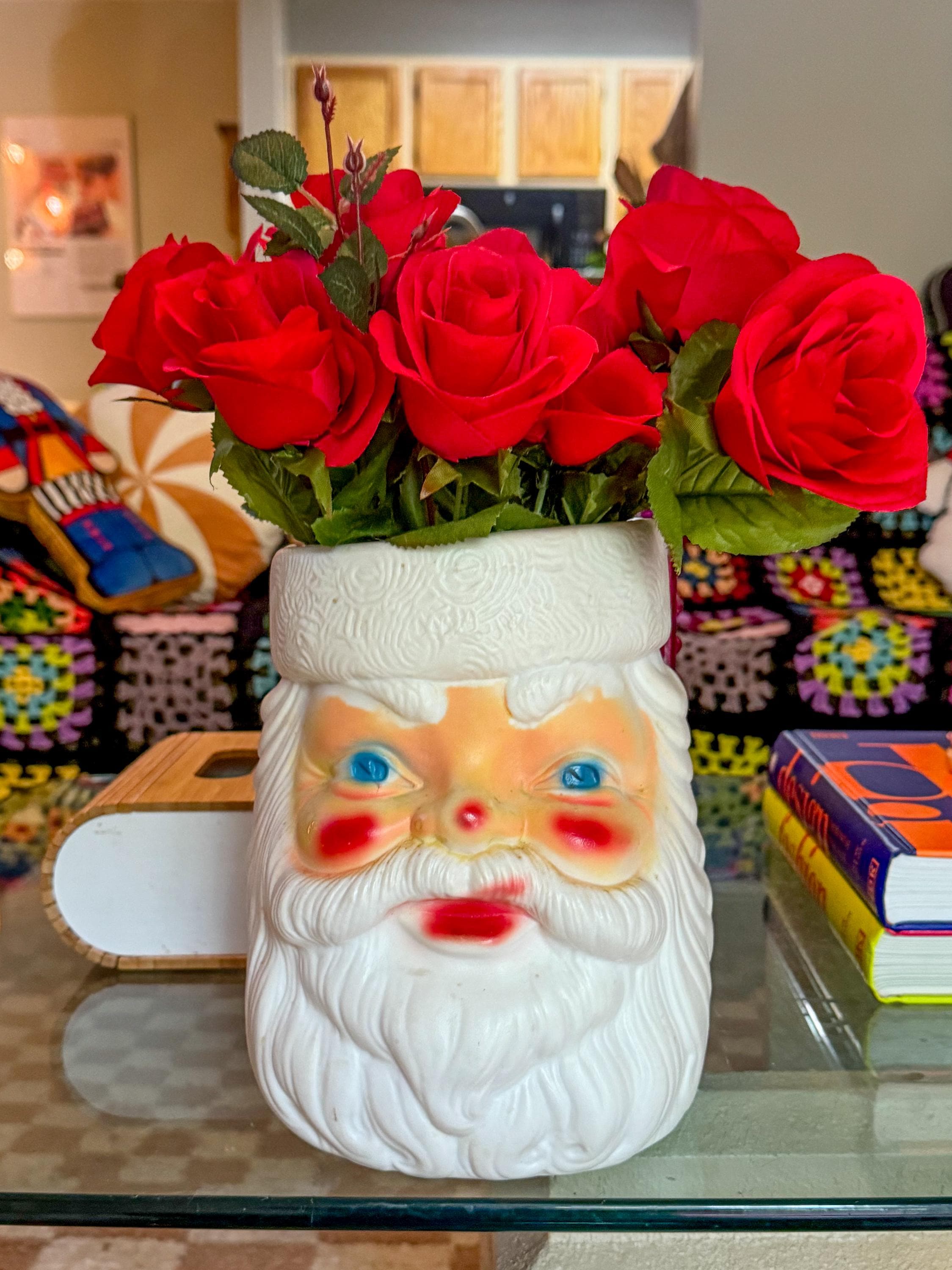 Empire Santa Cookie Jar - Etsy