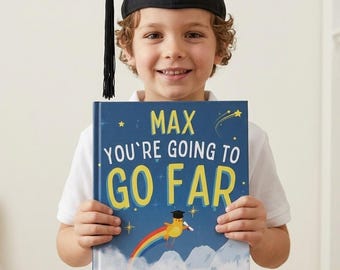 Personalized Graduation Book for Boys: Pre-K, Kindergarten Class of 2026 Graduation Present Gift Idea