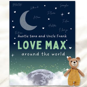 Livre personnalisé pour enfants, neveu, garçon, petit-fils, livre personnalisé pour enfants, nouveau-né, tante