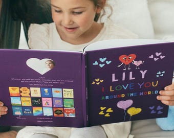 Personalized Children&#39;s Book Valentines Baby Gift for Newborns Personalised Baby Gift New Baby Gift Personalized I Love You Book
