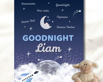 Personalized Children&#39;s Books For Nephew Goodnight Boy Name Bedtime Book Custom Book Baby Shower Gift Newborn Baby Gift from Aunt Grandma