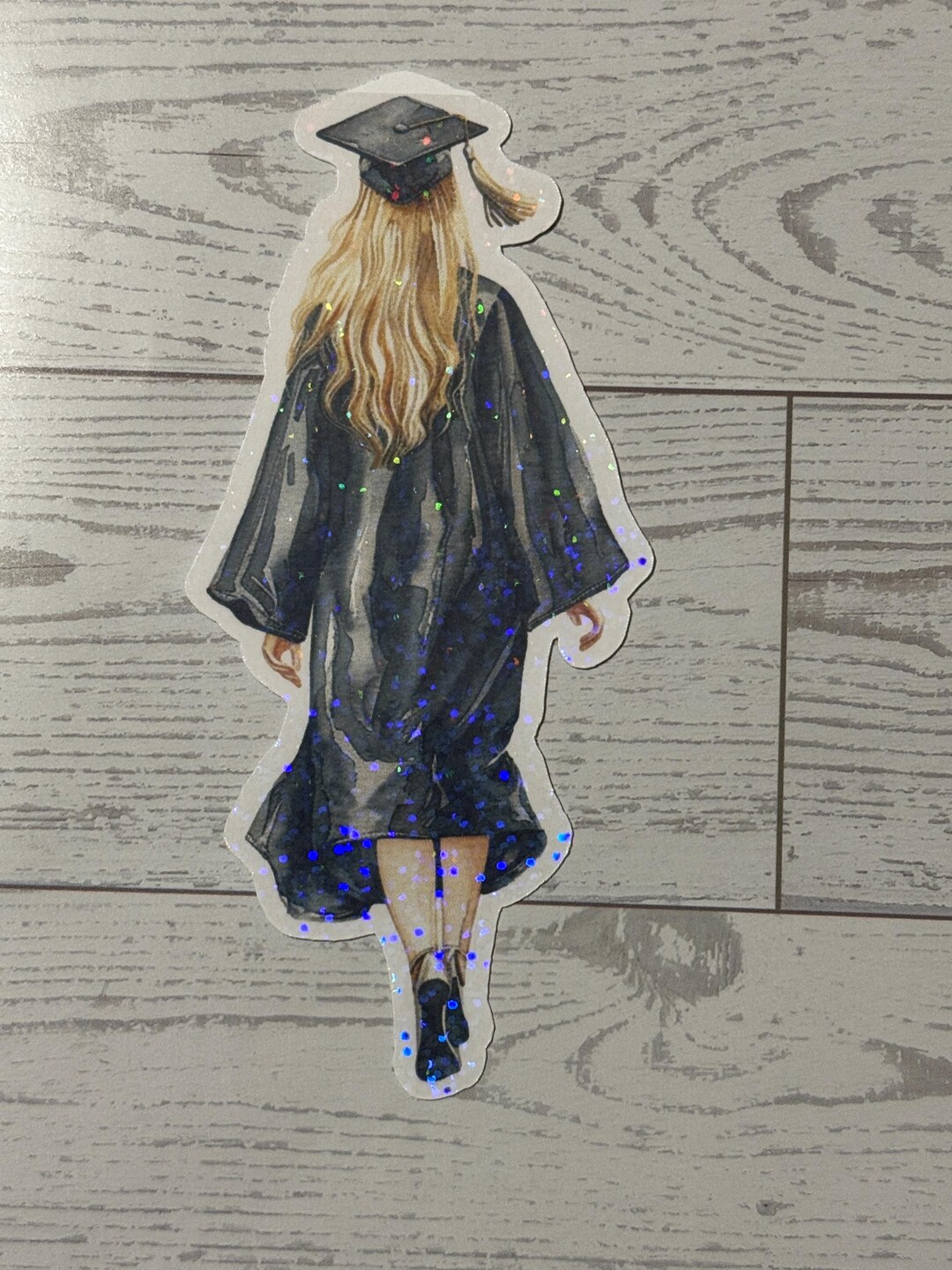 2025 Graduate Graduation Sticker Holographic- Waterproof - College Grad ...