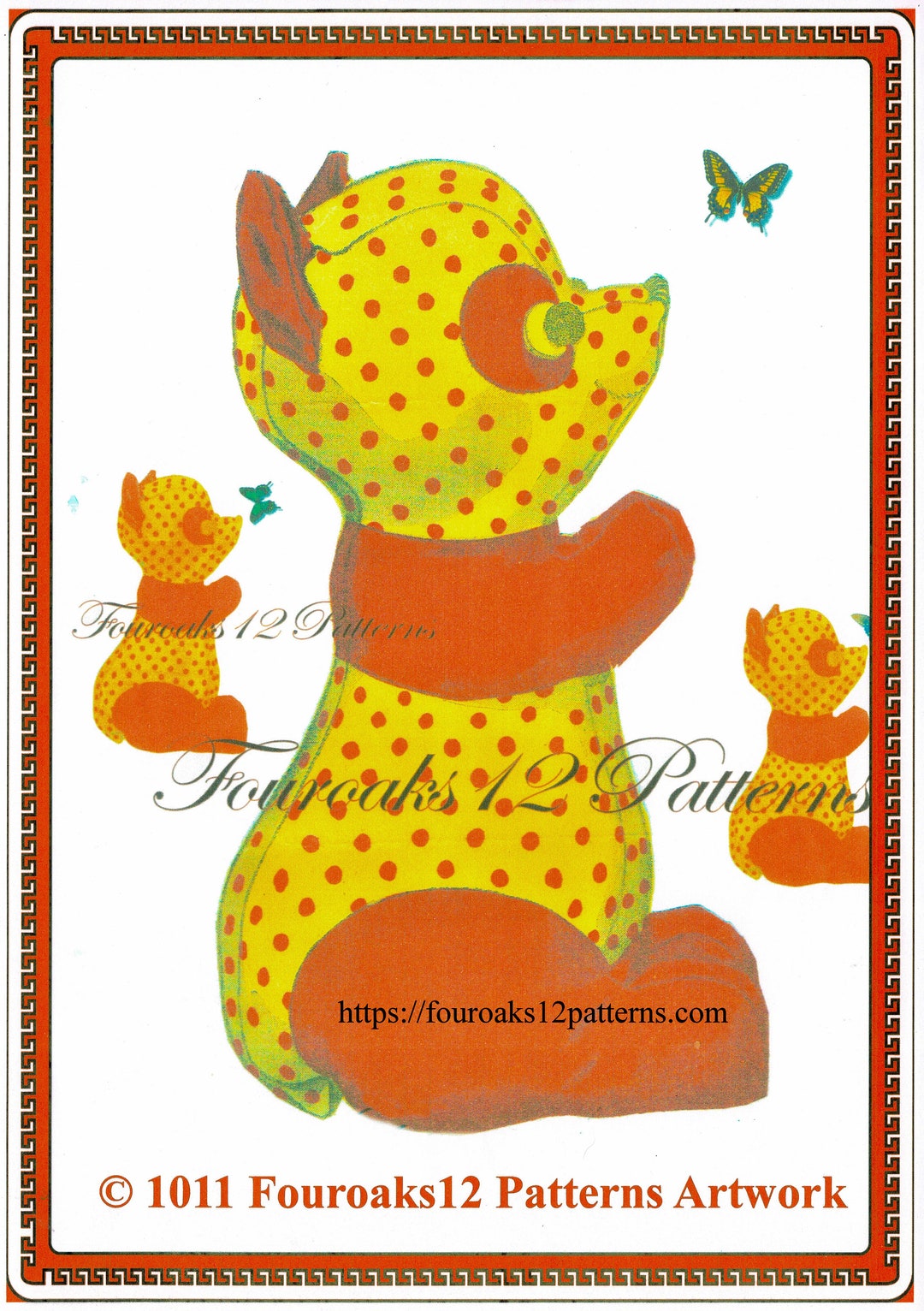 Panda Spot Pattern Panda Bear spot Sewing Pattern - Etsy