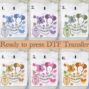 Halloween Doll Cartoon dtf, Color Doll dtf, Halloween Pink Cartoon Character ready to press ,Heat Transfer, Girl or Woman Transfer