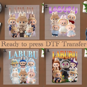 Halloween Doll Cartoon dtf, Color Doll dtf, Halloween Pink Cartoon Character ready to press ,Heat Transfer, Girl or Woman Transfer