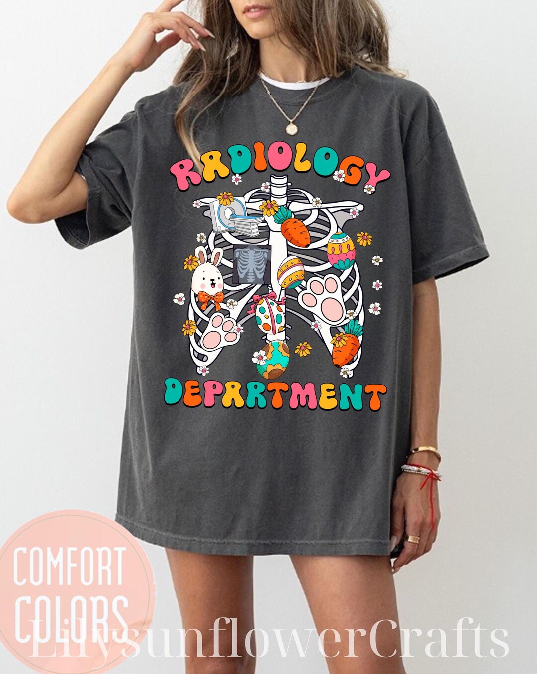 Radiology Department Tee, Easter Radiology Shirt, Radiology Easter ...