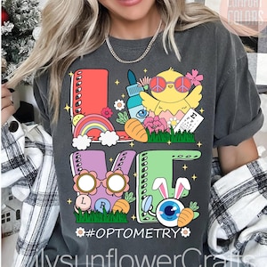 Easter Day Chick Optometry Shirt, Optometrist Optician Shirt, Eye Doctor Shirt, Optometry Shirt, Easter Day Optician Shirt