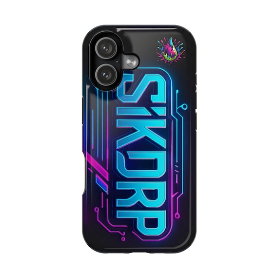 SIKDRP Neon Cyber Circuit Phone Case | Magnetic Impact-Resistant Case