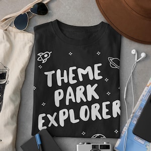 Theme Park Explorer Unisex Tee, Fun and Casual Shirt for Theme Park Enthusiasts, Great for Birthdays and Celebrations, Gift for Everyone
