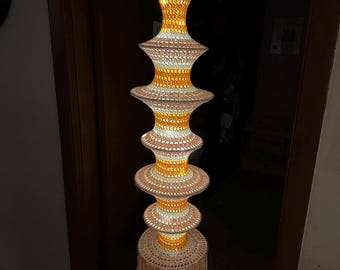 Hanging Crochet Lamps