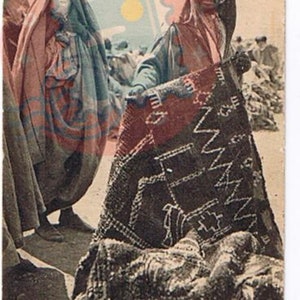 stare wydruki, pocztówka z Maroka - lata 20. XX wieku, zestaw 5, wydruki artystyczne, antyczne, natychmiastowe pobieranie cyfrowe, papier do druku