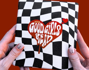 The Good Girl Kindle Case | E-Reader Cover | Bookish | Gifts for Readers | BookTok | Bookstagram | Pop Punk | Romance Reader | Checkered