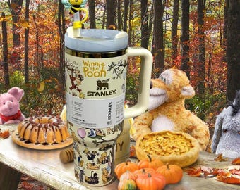 Klassieke Winnie de Pooh Stanley drinkbeker van 1,2 liter, inclusief geschenkverpakking.