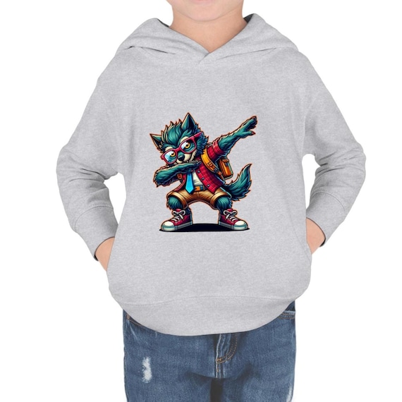 Werewolf Dab Kids Hoodie, Toddler Pullover Sweatshirt, Youth